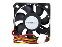 StarTech.com 50x10mm Replacement Ball Bearing Computer Case Fan TX3/LP4 Connector - 3 pin case Fan - TX3 Fan - 50mm Fan (FAN5X1TX3) Ventilationspakke for system 1-pack 50 mm