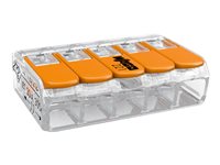 WAGO COMPACT Splicing connector Orange Transparent