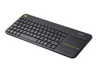 Logitech Wireless Touch Keyboard K400 Plus Tastatur Trådløs Tysk