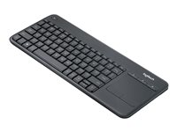 Logitech Wireless Touch Keyboard K400 Plus Tastatur Trådløs Tjekkisk