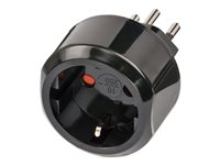 brennenstuhl Stikadapter Sort