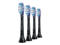Philips Sonicare G3 Premium HX9054 Gum Care Ekstra tandbørstehoved 4 Sort Blå Lilla Hvid