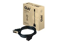 Club 3D CAC-1211 HDMI til DVI kabel 2m Sort