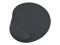 Gembird MP-GEL-BLACK Musemåtte med håndledsstøtte