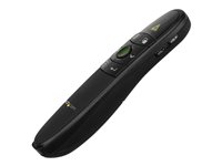 StarTech.com Wireless Presentation Remote Green Laser Pointer - 90 ft. (27 m) - USB Presentation Clicker for Mac and Windows (PRESREMOTEG) Fjernbetjening til præsentation Sort