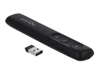 DeLOCK Fjernbetjening til præsentation Sort
