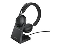 Jabra Evolve2 65 MS Stereo Trådløs Høretelefoner Sort