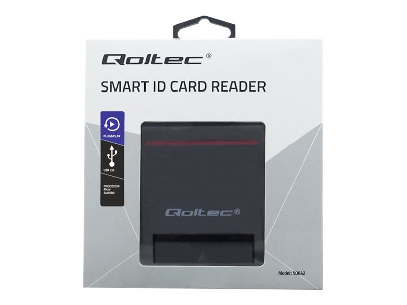 Qoltec 50642 SMART-kortlæser