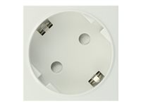 Delock Easy 45 - strømsokkel-outlet - 1 strømsokkel - hvid, RAL 9003 (pakke med 10)