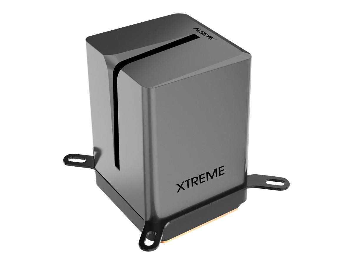 Inter-Tech ALSEYE X360 Vandkøler 1-pack Sort Sølv 120 mm