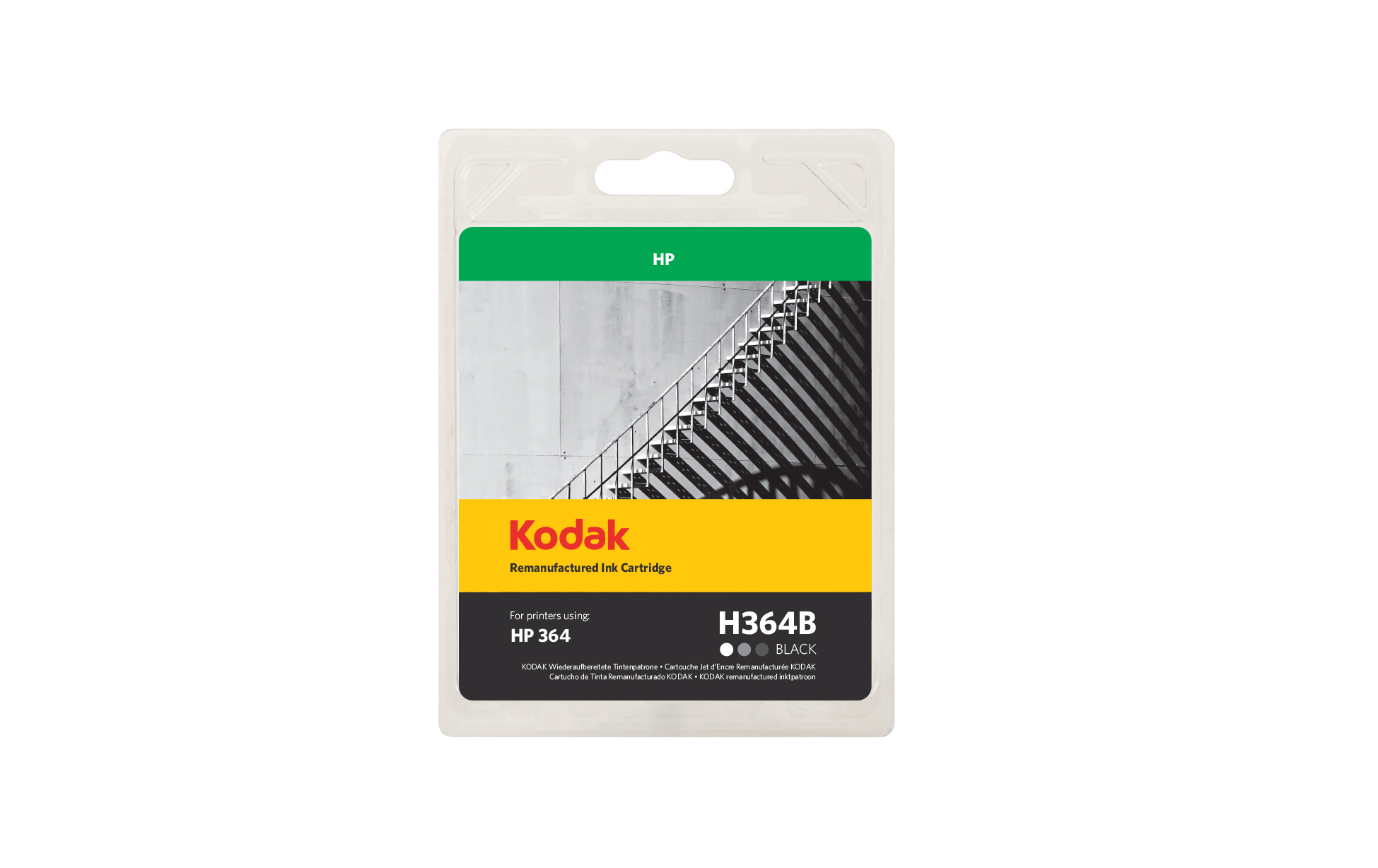Kodak 364 (CB316EE) Sort 10 ml - HP (kompatibel)