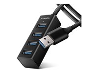 AXAGON HUE-M1AL Switch 4-porte USB