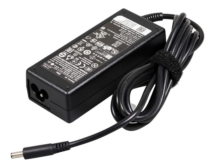 Dell AC Adapter, 65W, 19.5V, 3 Pin, 4.5mm, C6 Straight Power Cord, (Lot 6)