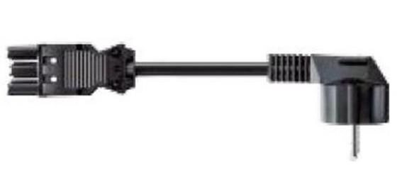 Bachmann Device supply cable, GST18 earthing contact, 4m, black