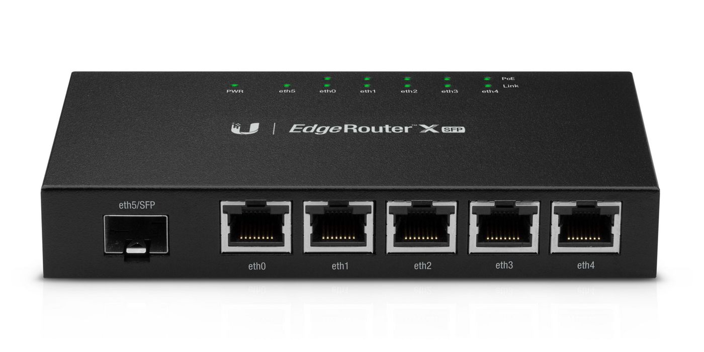 EdgeRouter X, 5-port Gb 1xSFP