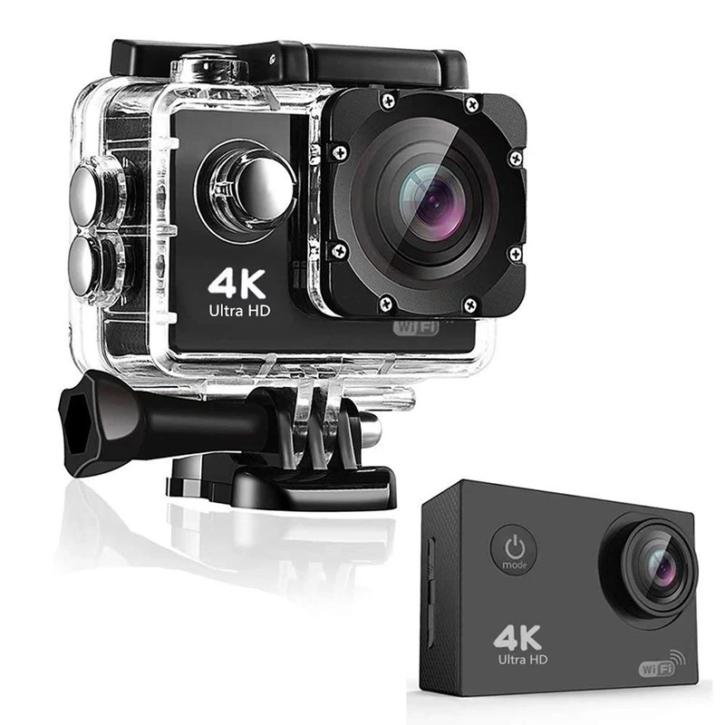 Extralink Action Camera H9S Black | Camera | 4K 30fps, IP68, 2.0" screen, Wi-Fi, USB, mini HDMI