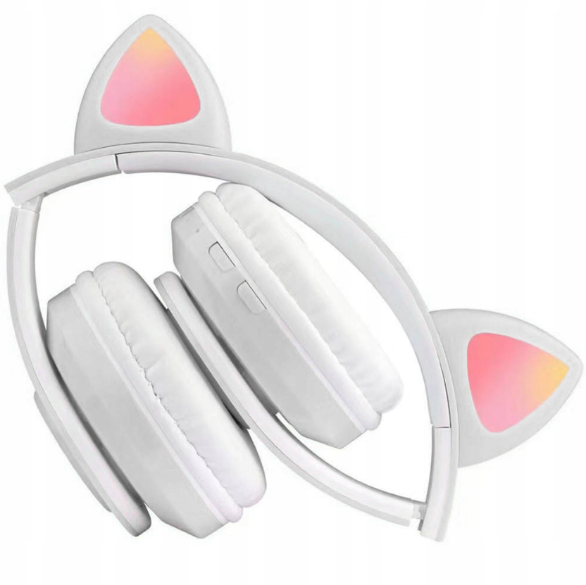 Extralink Kids Headphones Pro White | Wired headphones | Cat Ears