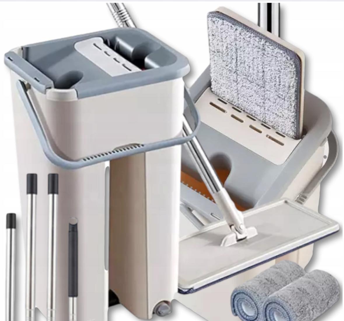 Extralink Rectangular Mop with Bucket