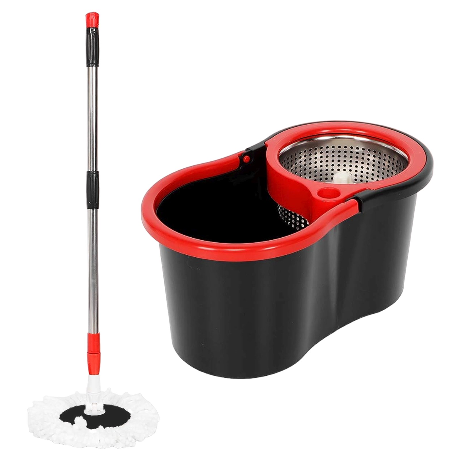 Extralink Rotating Spin Mop, 360 Spin Turbo 3-in-1 + 2 Mop Heads