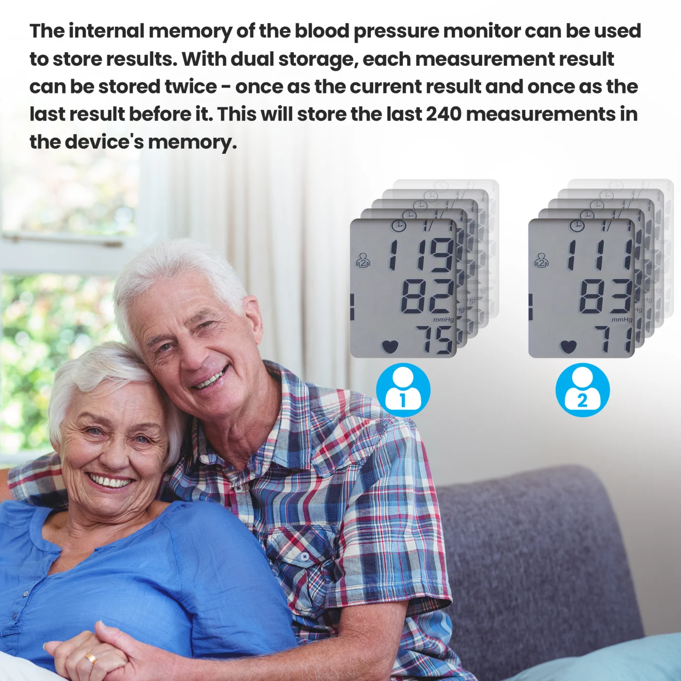 EXTRALINK SMART LIFE BLOOD PRESSURE MONITOR K-4S WHITE