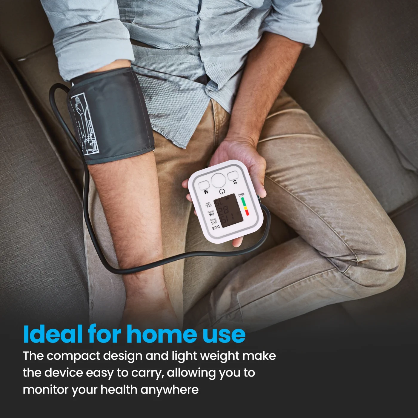 EXTRALINK SMART LIFE BLOOD PRESSURE MONITOR K-4S WHITE