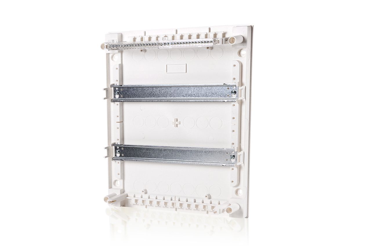 f-tronic AP Kleinverteiler Vision, 2-reihig, 24+4 Module, Schraubklemme PE/N, APV24+4PEN