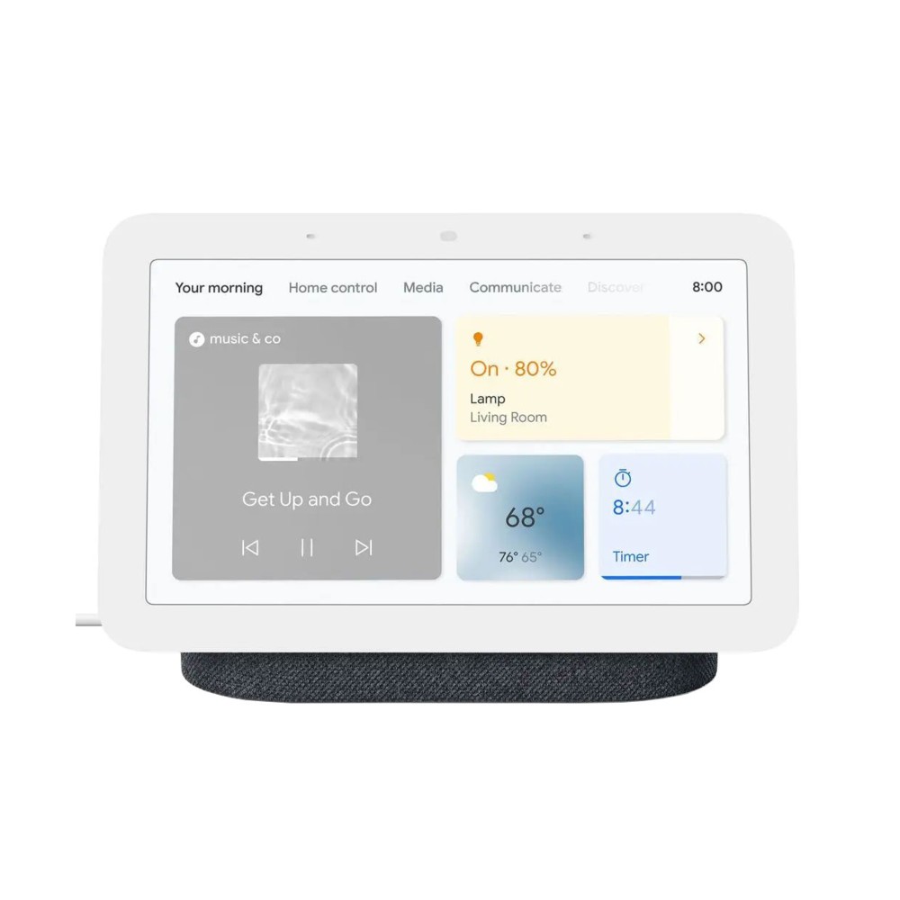 Google Nest Hub 2 Charcoal | Smart Speaker | WiFi, Bluetooth
