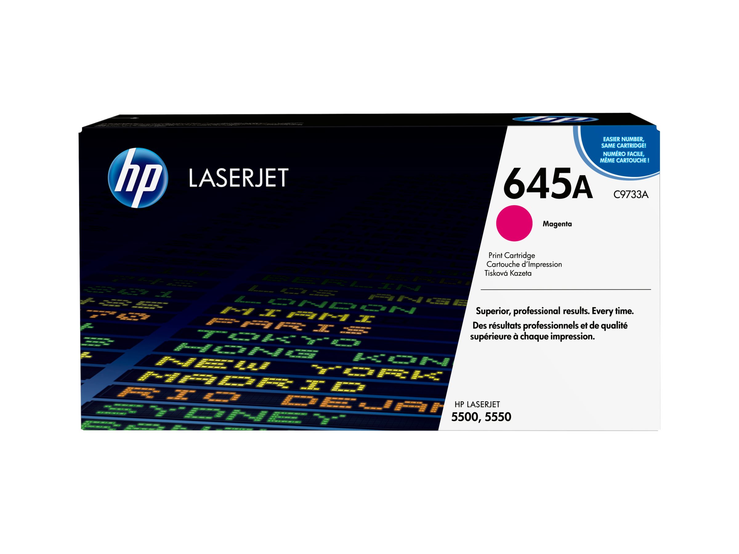 HP 645A Magenta Original LaserJet Toner Cartridge