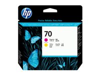 HP 70 Magenta and Yellow DesignJet Printhead