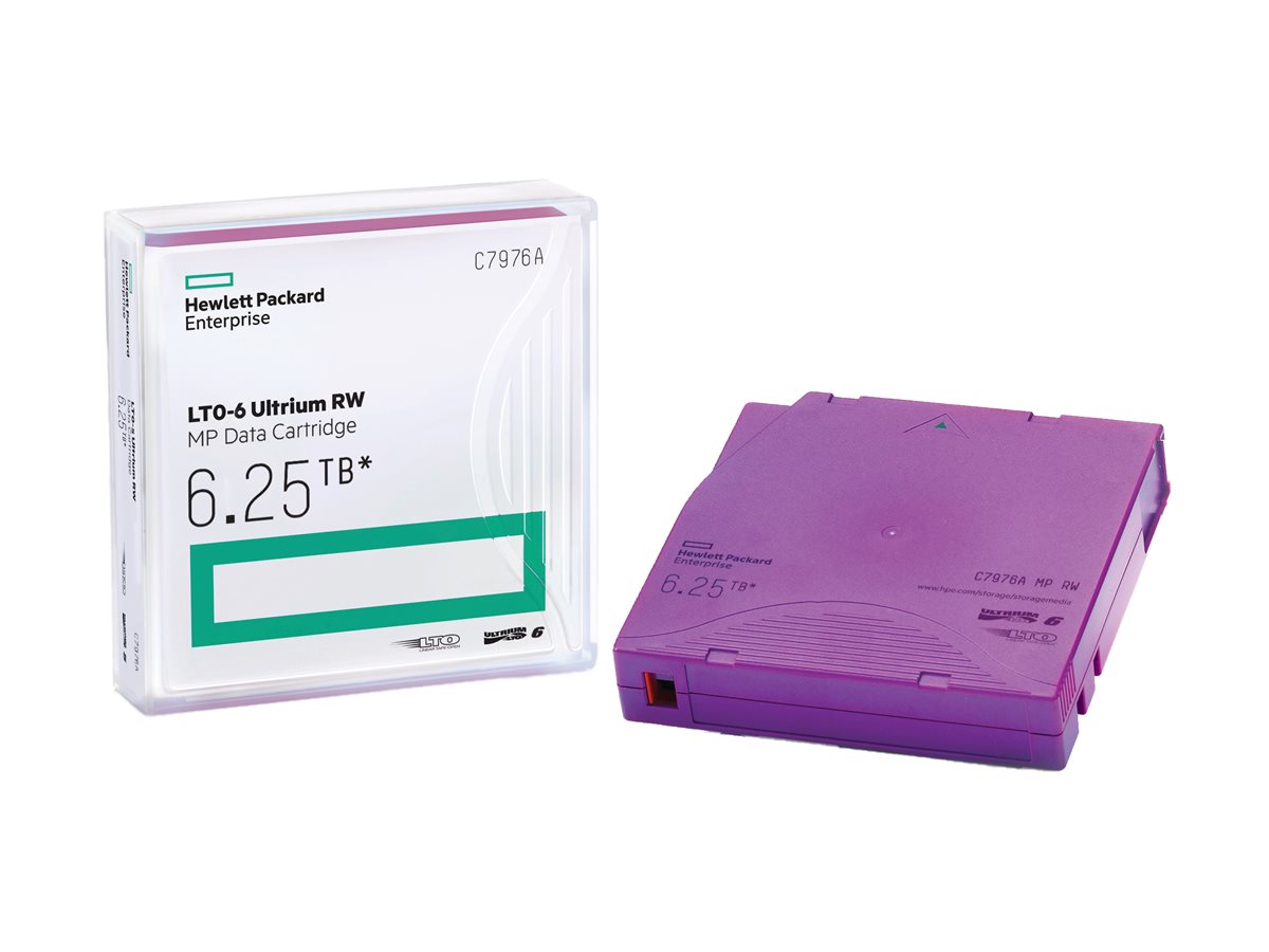 HPE 20x LTO-6 Ultr 6.25 TB MP RW Non C