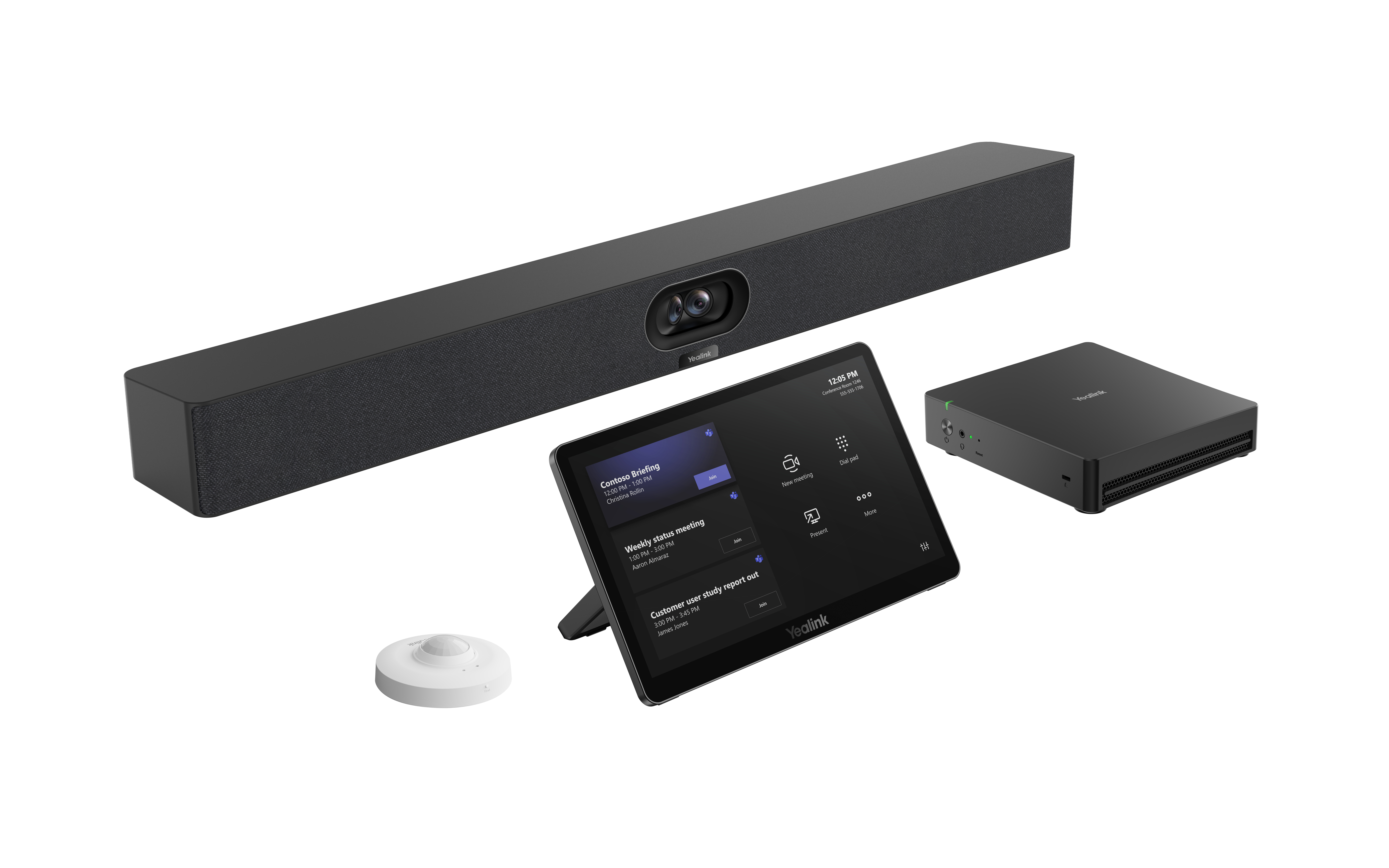 Yealink MVC S40-C5U-000 | Microsoft Teams Rooms system for Small-to-medium Rooms | Videobar