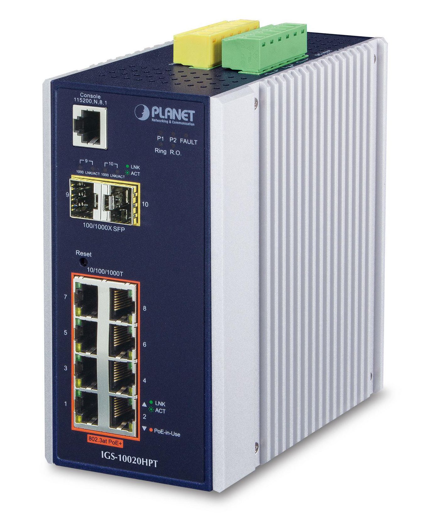 IP30 Industrial L2+/L4 8-Port