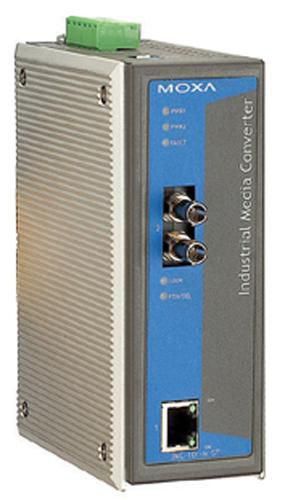 Moxa Industrial Ethernet-to-fiber media converters