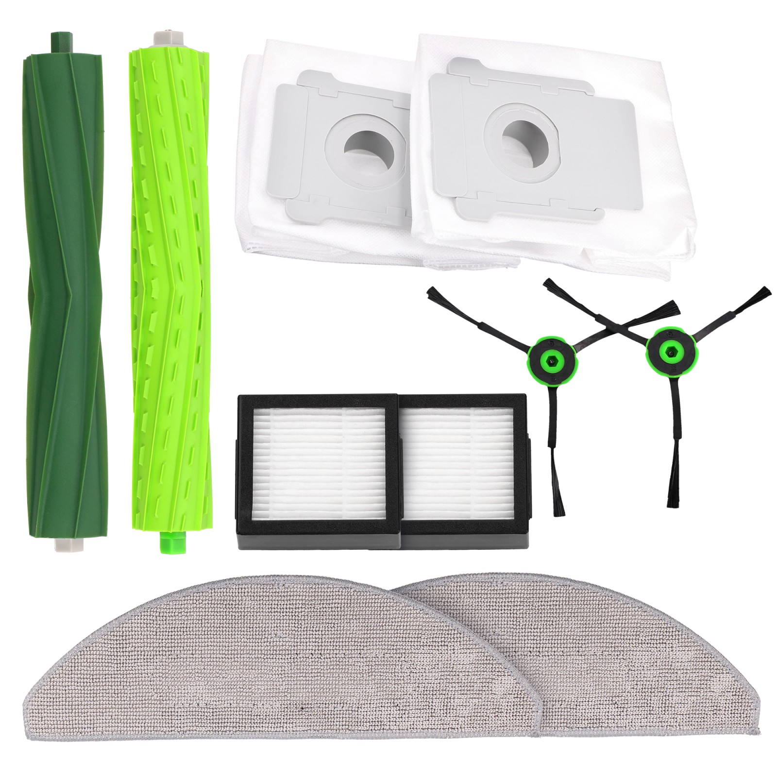 iRobot Roomba Vacuum Cleaner Parts Set: Brushes, Rollers, Filters, and Bags for E, I, J, i3+, i4+, i5+, i6+, i7+, j7+