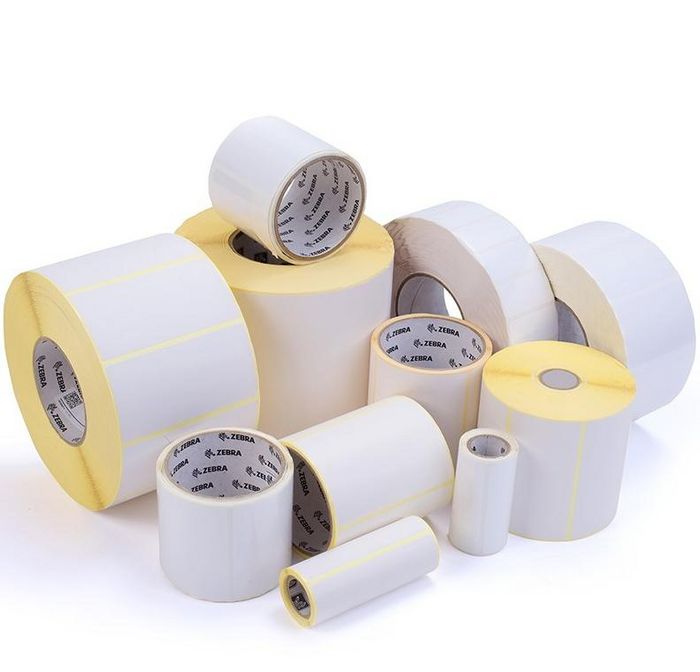 Zebra Zebra Z-Perform 1000T Thermal Transfer Uncoated Paper Label, 70 x 32mm, Removable Adhesive, 76mm Core