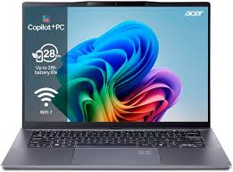 Laptop Acer Swift 14.5inch Qualcomm Adreno 16GB RAM Snapdragon X Plus 1TB SSD QWERTY - Windows 11 Home - Grey