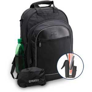 Umates BackPack in timeless design (incl. rain cover)