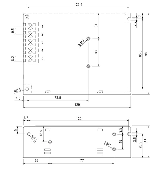 MEAN WELL Netzteil - 12V 72W