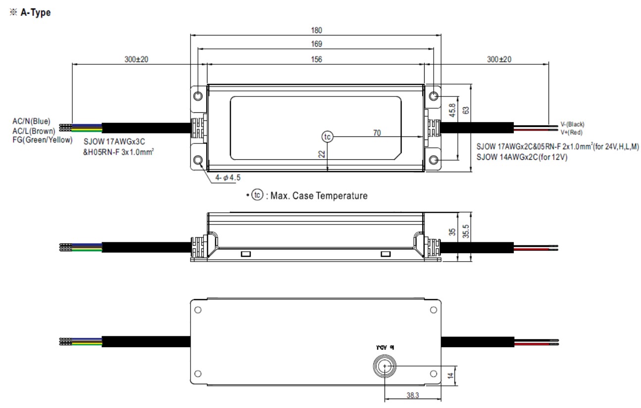 MEAN WELL Netzteil - 24V 150W IP67
