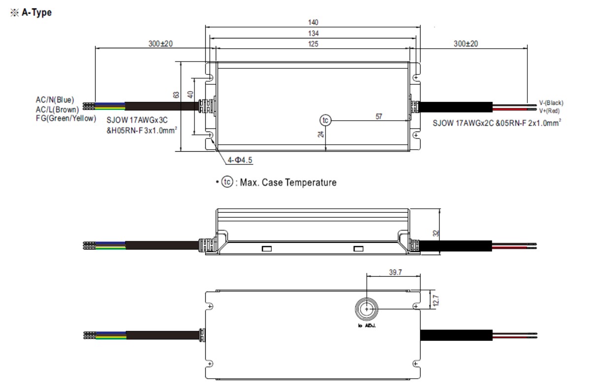 MEAN WELL Netzteil - 24V 75W IP67