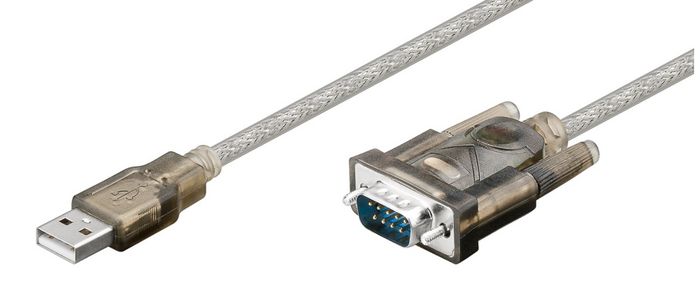 MicroConnect USB 2.0, DB9, M-M, 1.5 m