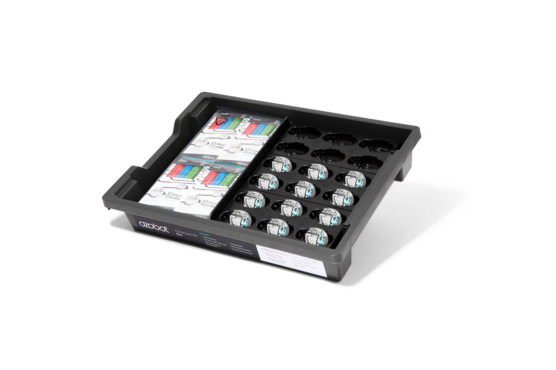 Ozobot MINT Coding Roboter Schulset \"Bit+ Classroom Kit 12 Robots\"