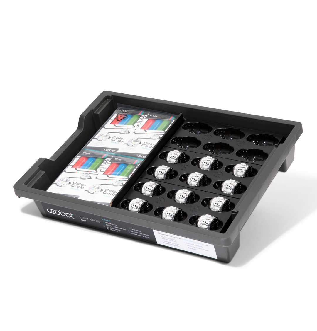 Ozobot MINT Coding Roboter Schulset Evo Classroom Kit 12 Robots