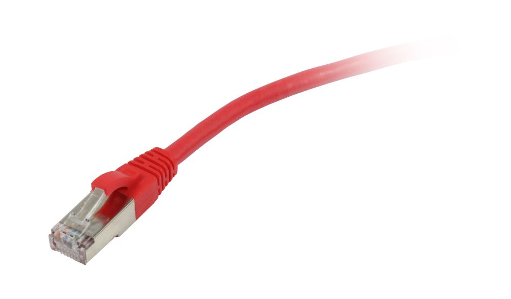 Patchkabel RJ45, CAT5e 100Mhz, 2m rot, FTP(F/UTP), Synergy 21,