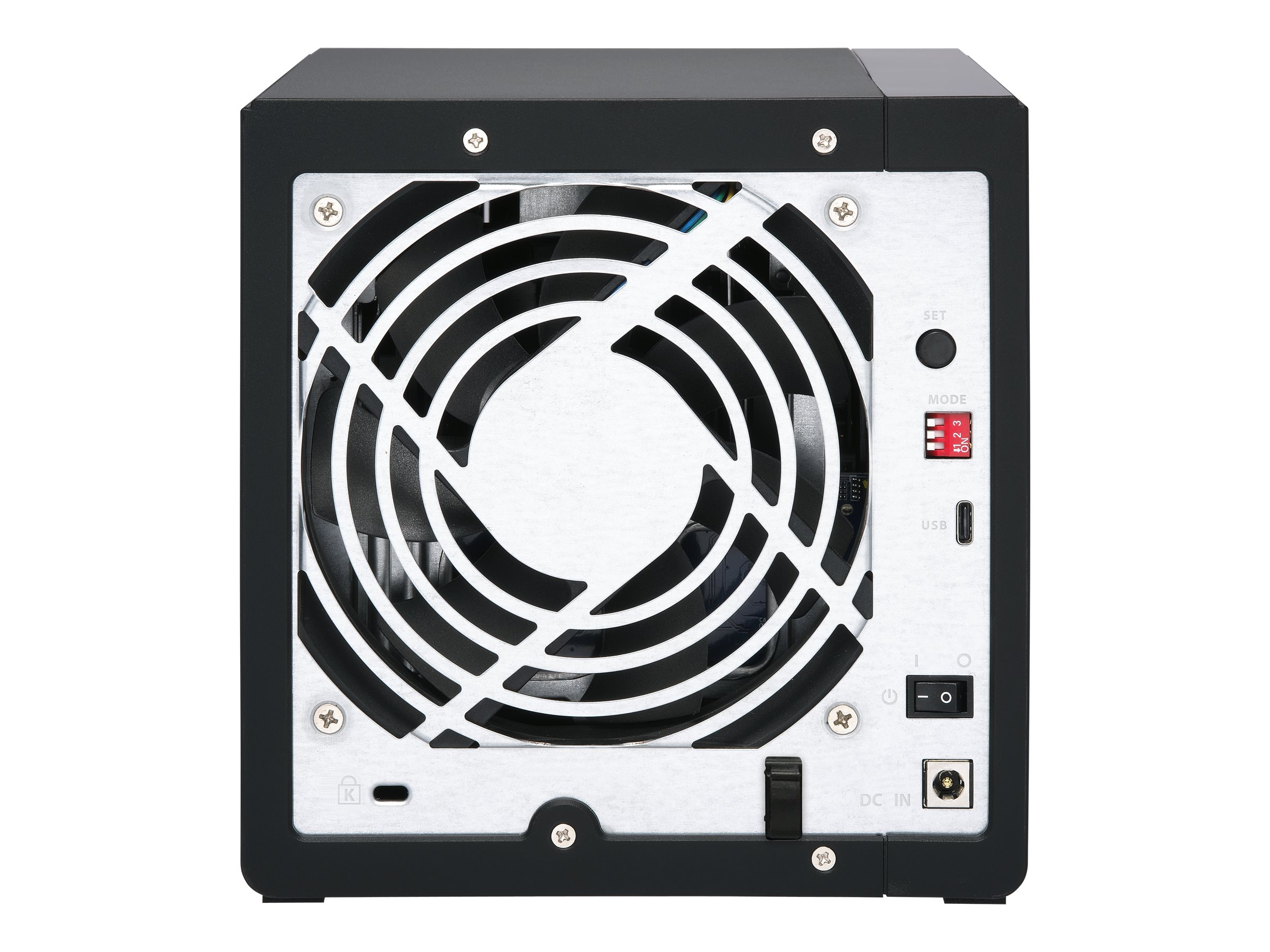 QNAP TR-004 storage drive enclosure HDD/SSD enclosure Black 2.5/3.5"
