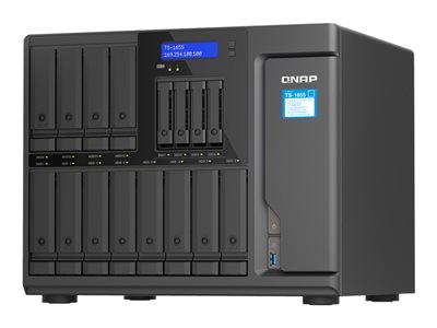 QNAP TS-1655 NAS Tower Intel Atom® C5125 8 GB DDR4 0 TB QNAP Turbo System Black