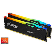 RAM Kingston Fury Beast DIMM 32GB Dual-Kit DDR5-5600 CL36 - RGB Black