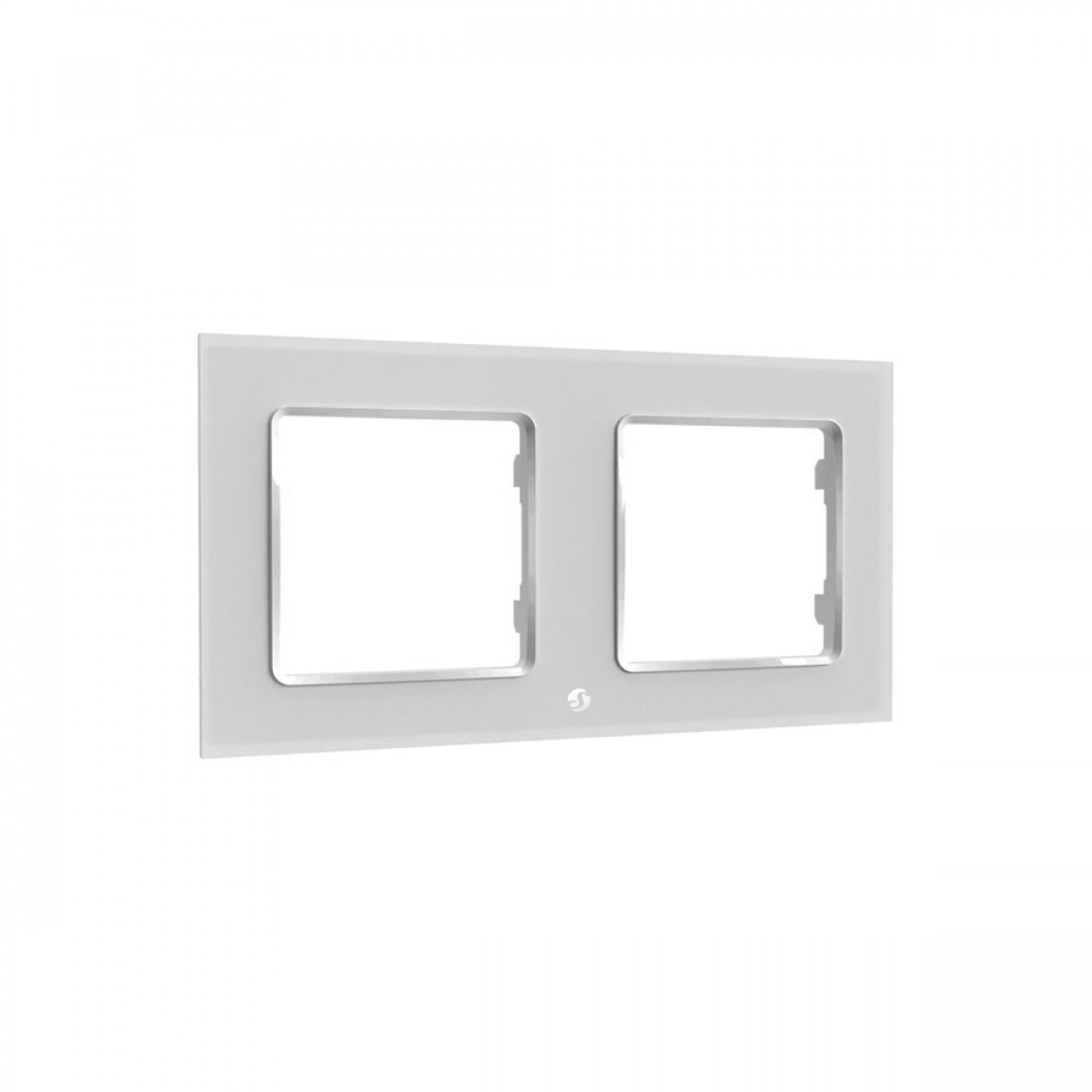 Shelly Flush-mounted accessories "Wall Frame 2" Wall switch frame 2-fold White