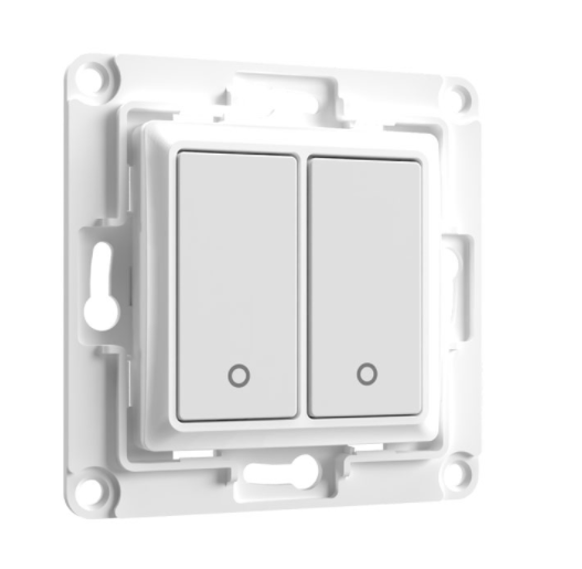 Shelly · Flush-mounted accessories · “Wall Switch 2” · Wall switch · 2-way · White