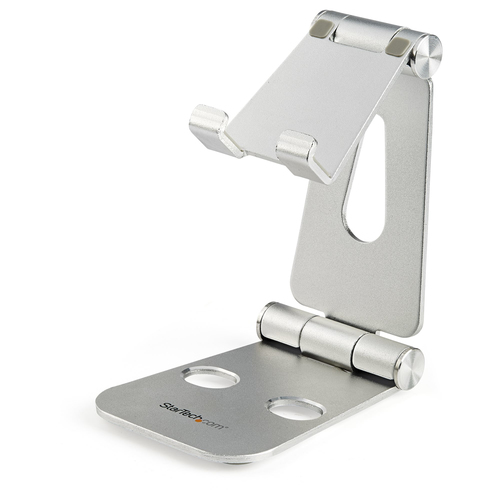 SMARTPHONE AND TABLET STAND PORTABLE AND FOLDABLE - ALUMINUM